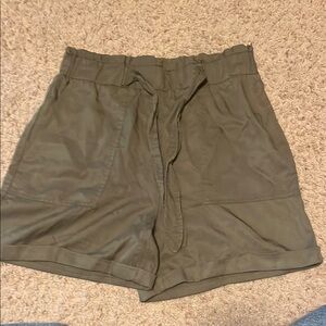 Olive Green Women's Shorts
